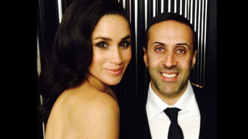 Manni Hussain with Meghan Markle