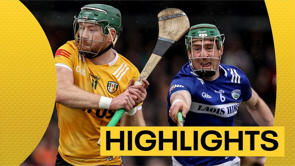 Watch: Antrim retain Division One spot with victory over Laois - BBC Sport