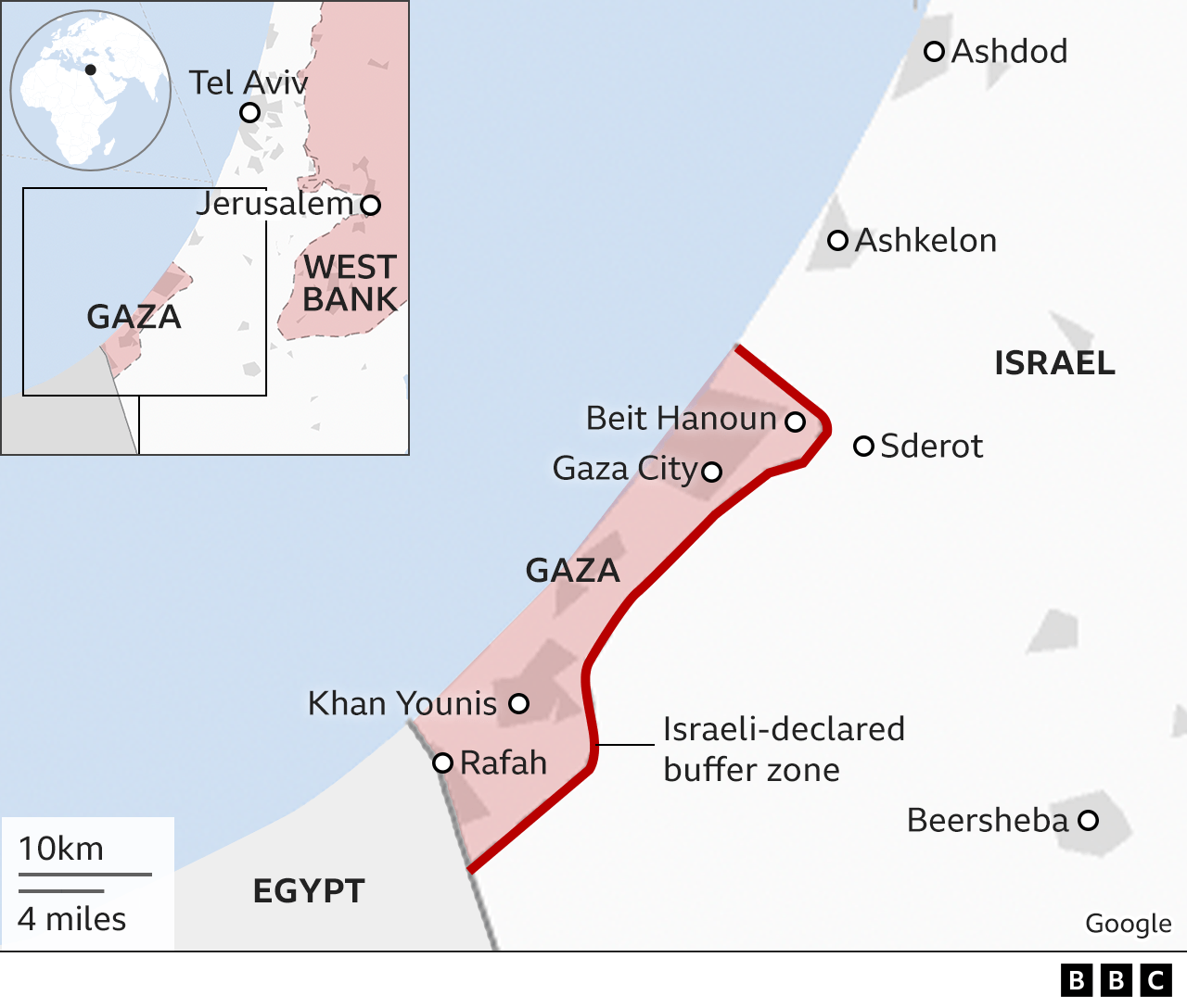  129656908 Gaza Israel West Bank Map V2 640 Nc 