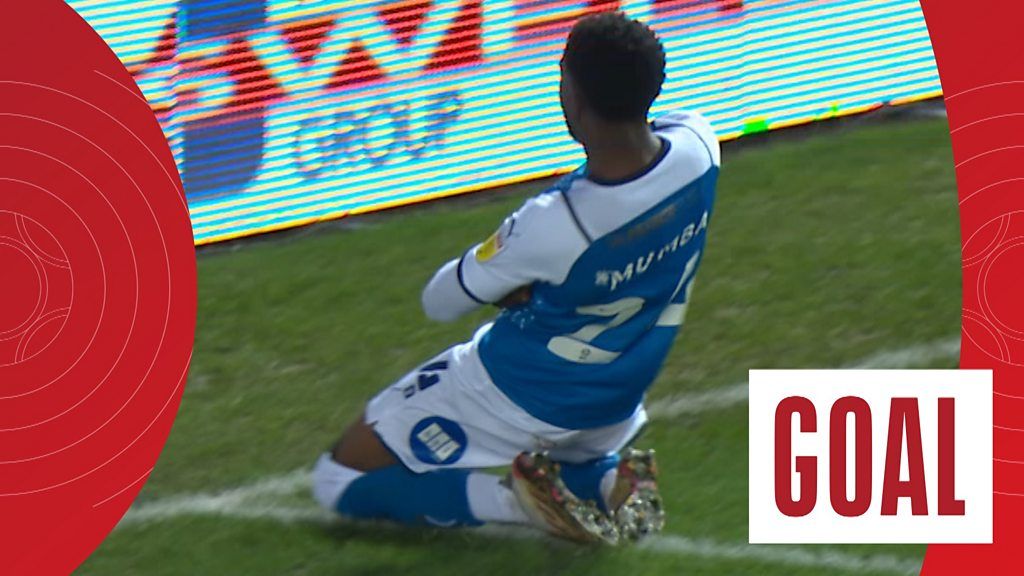 FA Cup: Debutant Bali Mumba puts Peterborough 2-1 up with 'majestic' goal