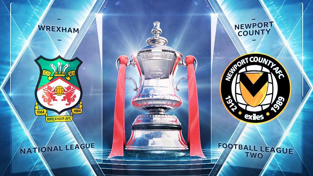 FA Cup Wrexham 00 Newport County highlights BBC Sport