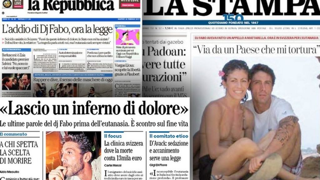 Djs Assisted Suicide Stirs Up Italy Euthanasia Debate Bbc News