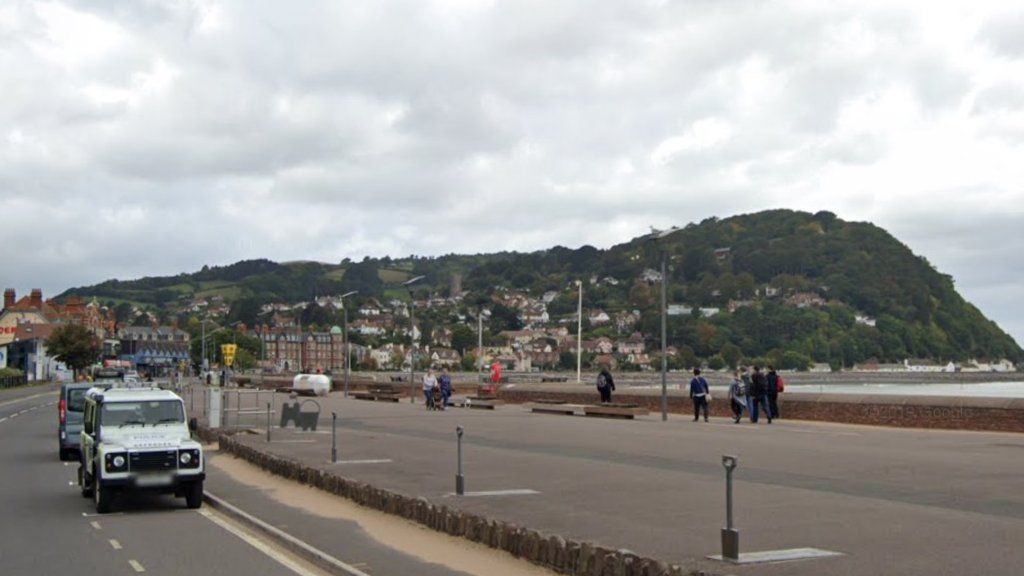 North Hill In Minehead, Seen From Warren Road