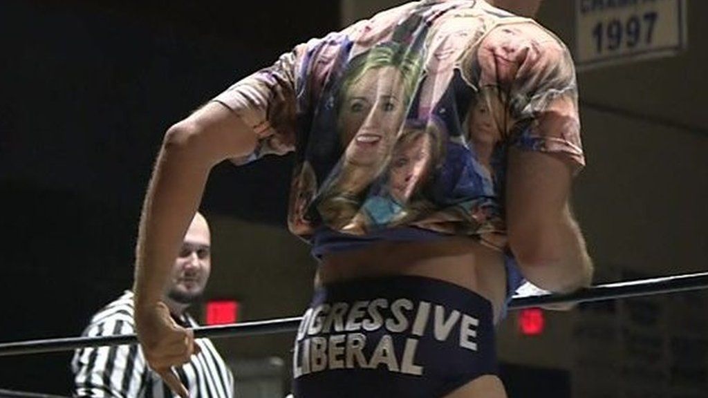 'I want to upset people', says the Progressive Liberal, a wrestler earning enemies - and some fans - across Appalachia.
