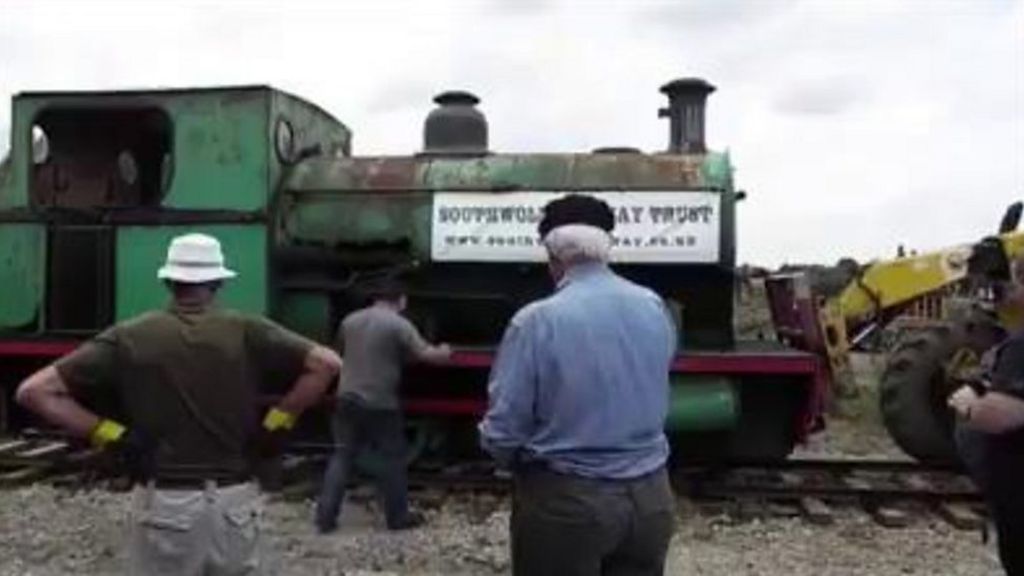 Southwold railway enthusiasts adopt old locomotive