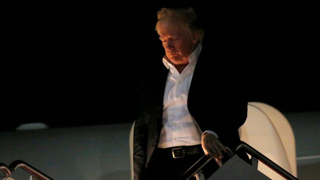 Staying out of spotlight, Trump prepared an ousting