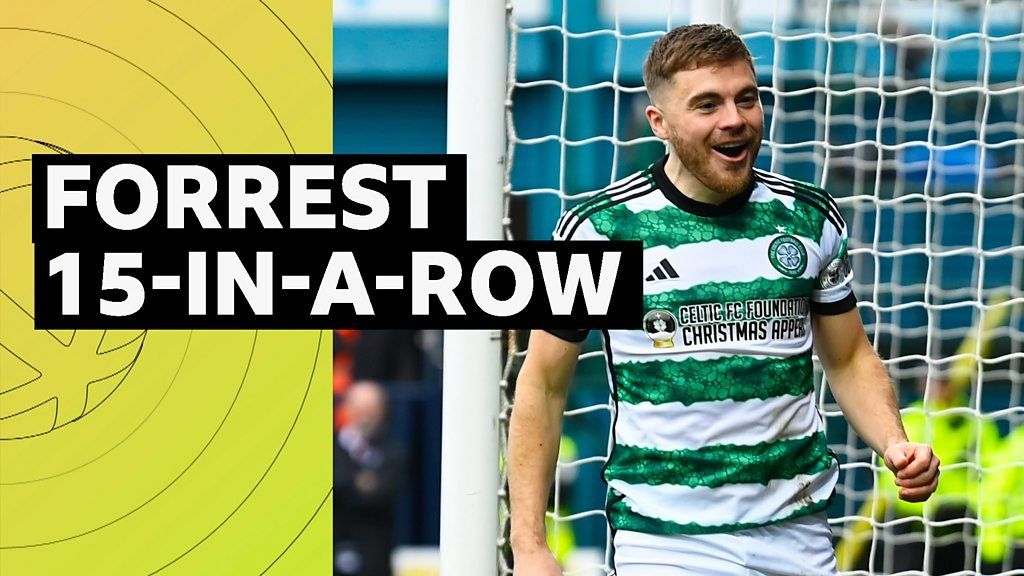 Celtic: James Forrest scores for 15th consecutive season