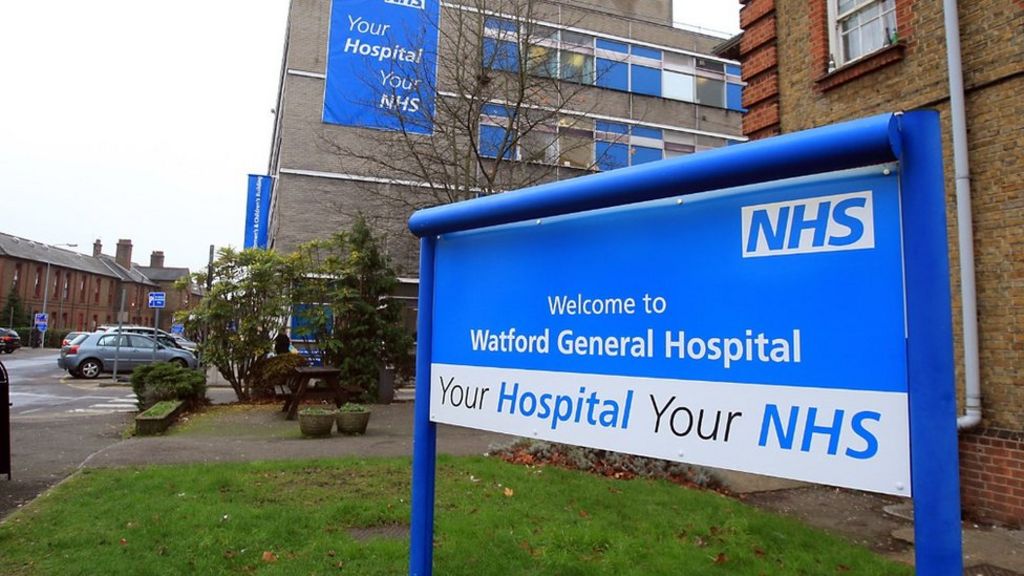 Watford General Hospital tells people to stay away - BBC News