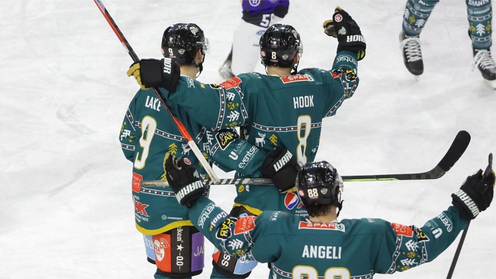 Watch Belfast Giants see off Glasgow Clan in ninegoal thriller BBC Sport