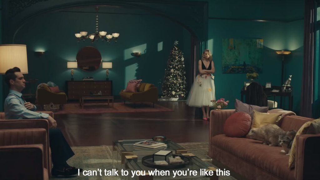 A scene from Taylor Swift's ME! video