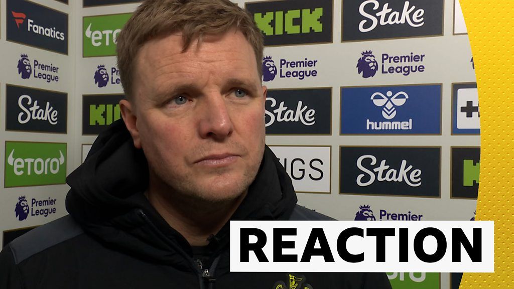 Everton 3-0 Newcastle United: Eddie Howe frustrated by 'opportunity missed'