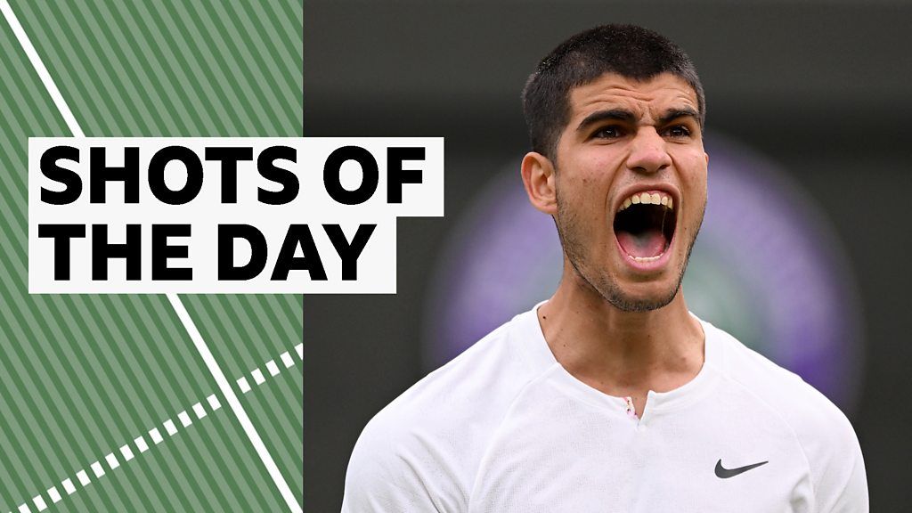 Wimbledon 2022: Alcaraz, Radacanu & Kwoh in best shots of day one
