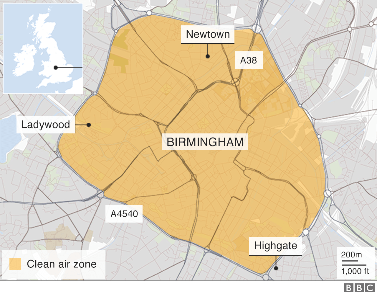 Birmingham clean air zone