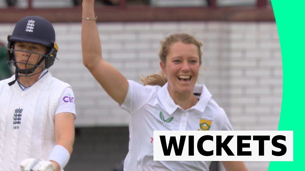 England v South Africa: Anneke Bosch removes England openers