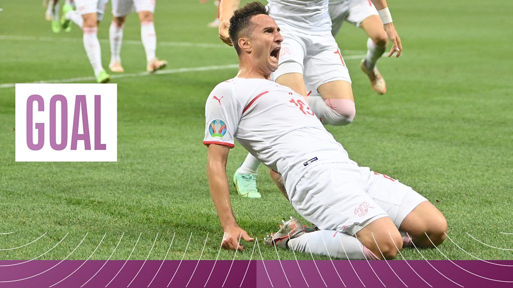 Euro 2020: Mario Gavranovic scores Switzerland equaliser against France to force extra time