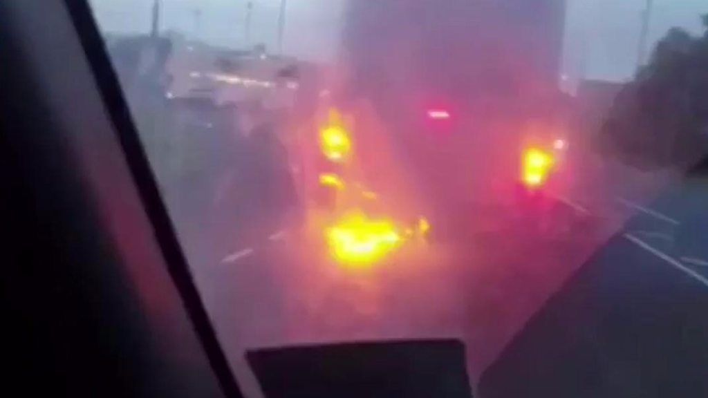 Birmingham Double Decker Bus Fire Treated As Arson Bbc News