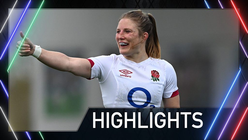 Women's Six Nations: 12-try England thrash Italy - highlights