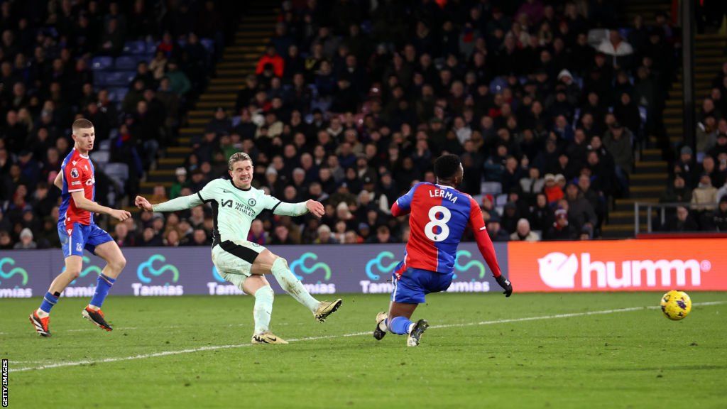 Conor Gallagher scores against Crystal Palace