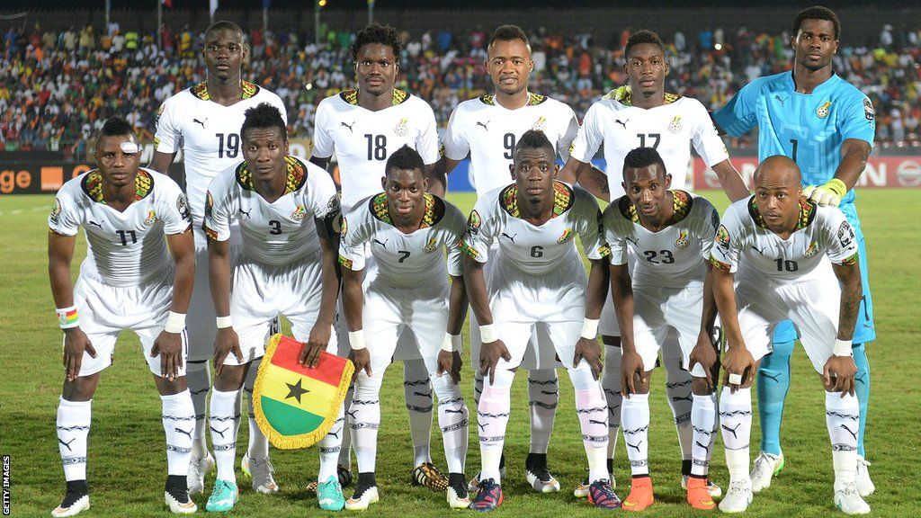 Ghana team photo at the 2015 Afcon