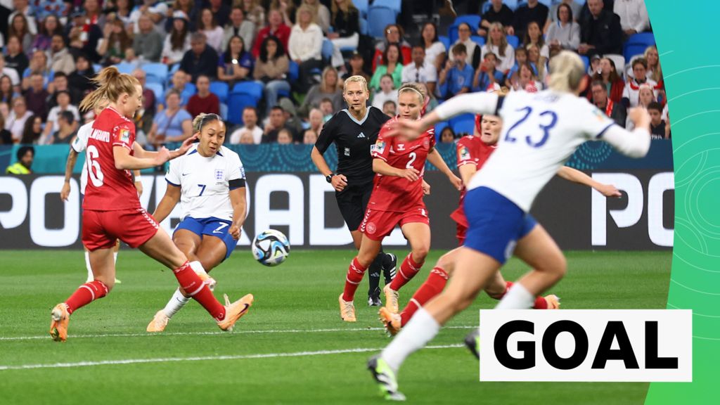 Women's World Cup 2023: Lauren James fires England into the lead against Denmark