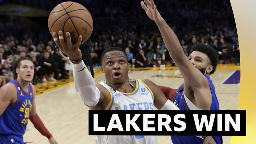 Lakers beat Nuggets to claim first win of season