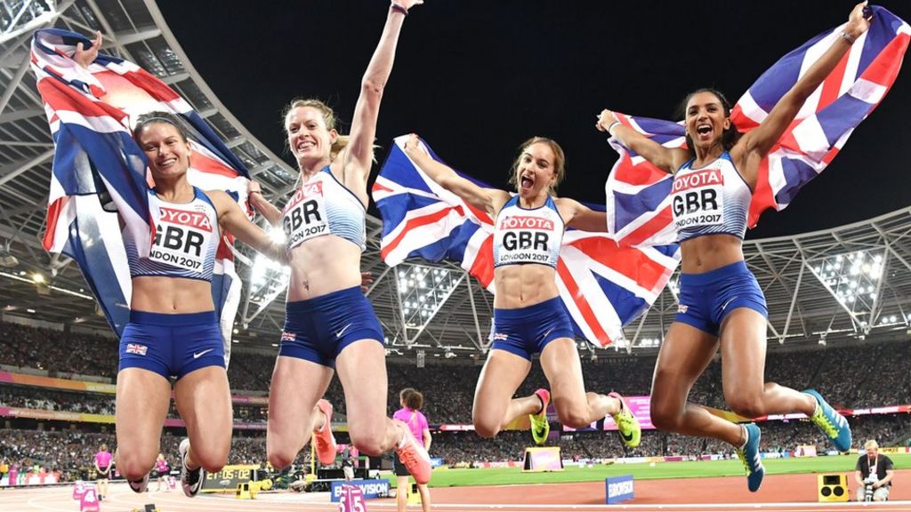 World Athletics Championships 2017: GB women claim silver in 4x400m ...