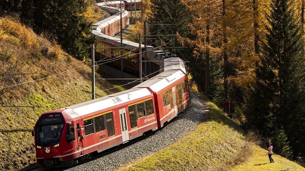 World's longest passenger train in Switzerland