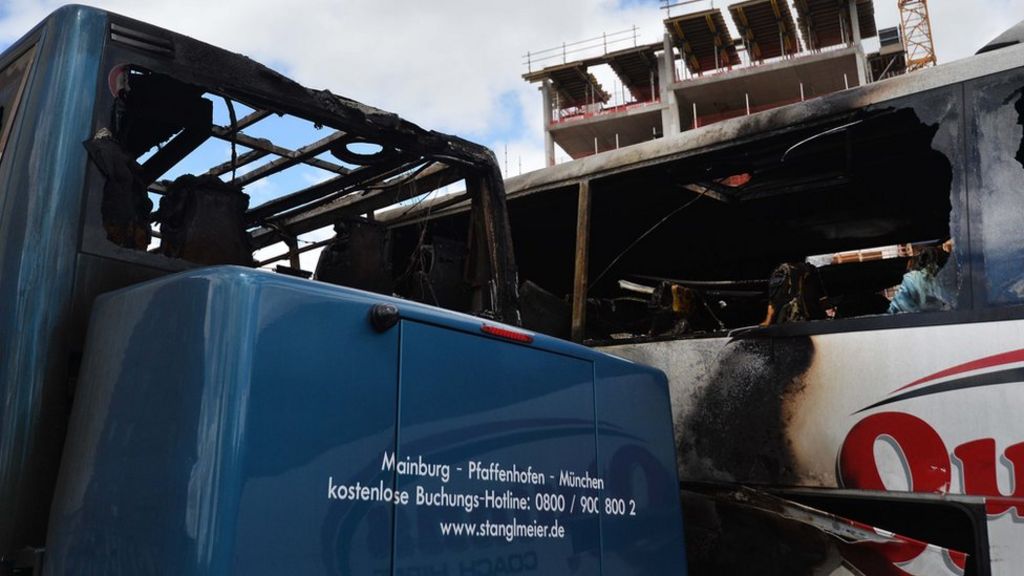 Buses destroyed in suspected arson attack in Belfast