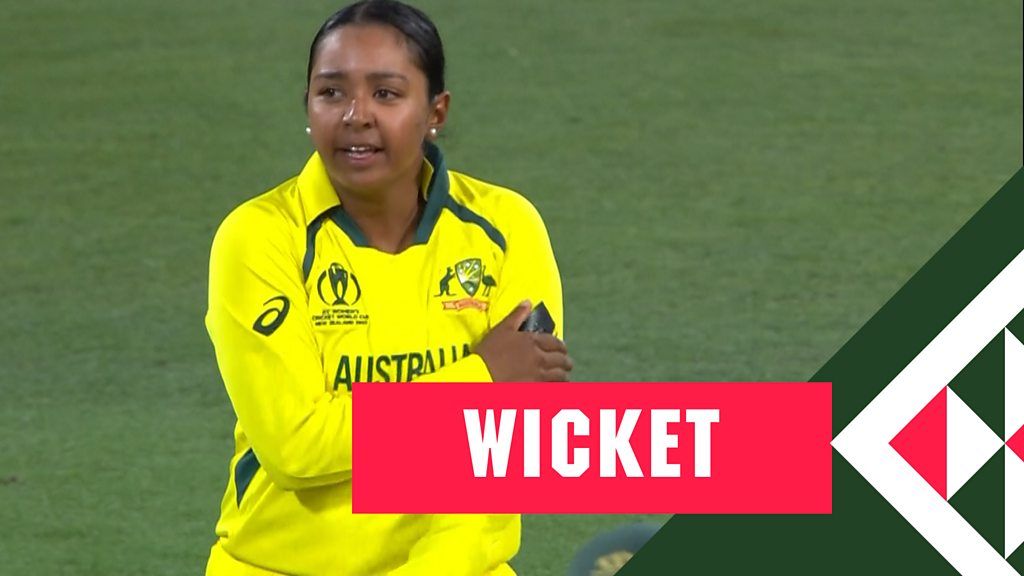 Women's Cricket World Cup: Australia's King makes Shane Warne tribute as she dismisses England's Beaumont