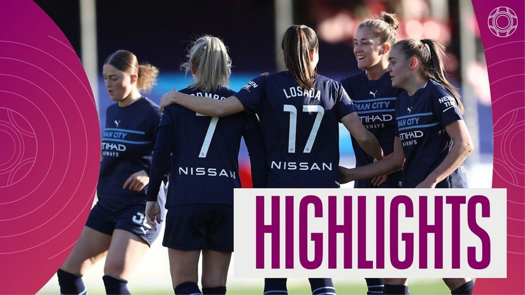 WSL highlights: Brighton & Hove Albion 0-6 Manchester City