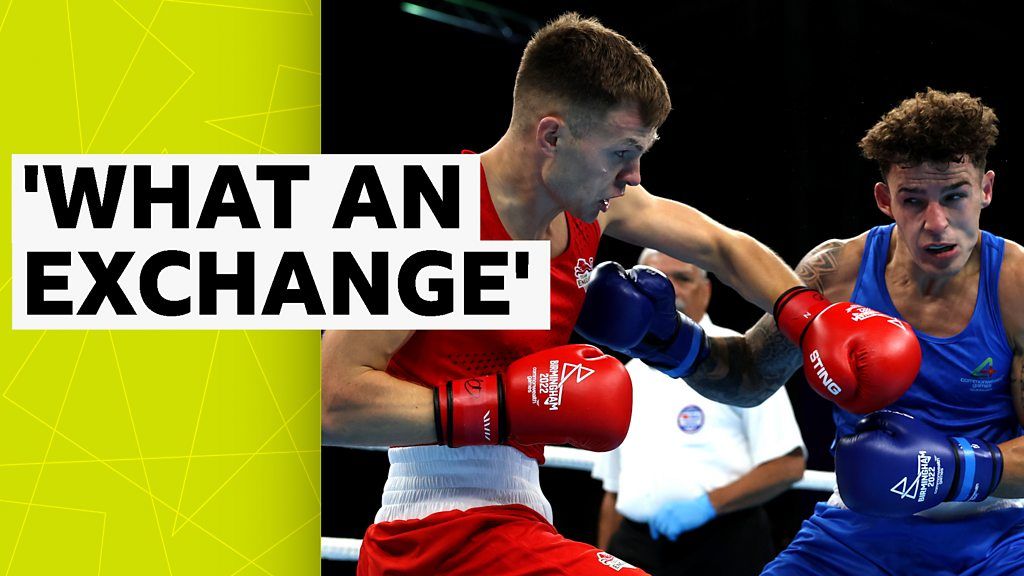 Commonwealth Games 2022: Lewis Richardson and Billy le Poullain trade punches in middleweight bout