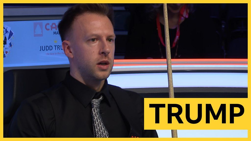 Masters snooker 2022: Watch Judd Trump's superb 135 break in double speed