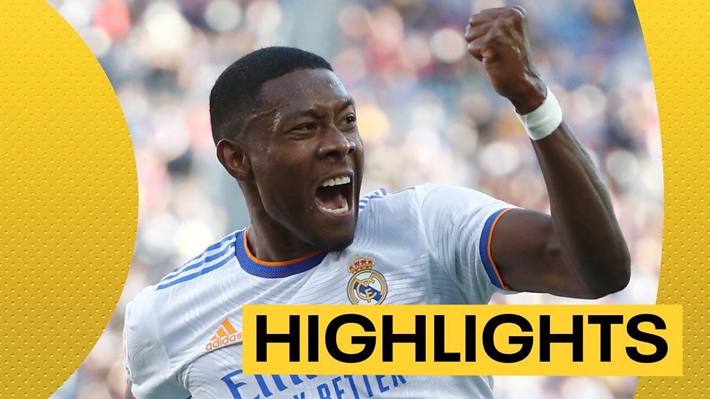 Real Madrid v Barcelona highlights: David Alaba scores screamer as hosts win El Clásico