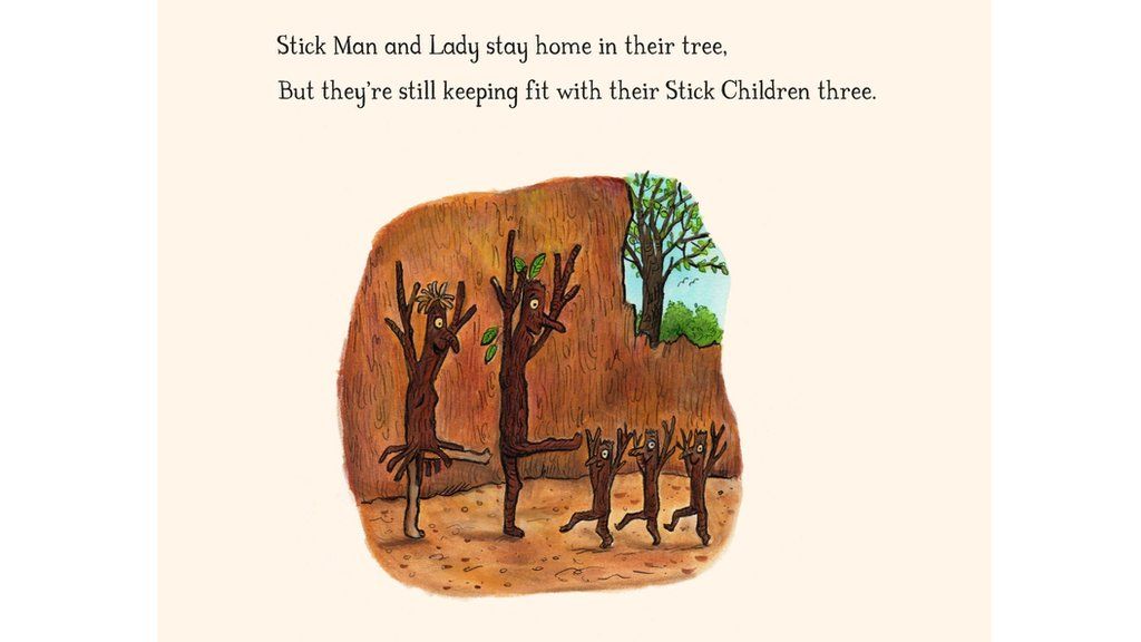 The Gruffalo, Stick Man and Smeds and Smoos social distance - BBC Newsround