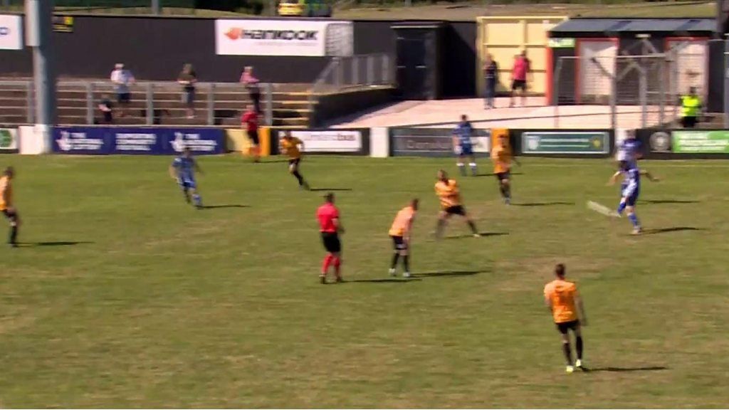 Watch: Newry's Lockhart hits 40-yard screamer