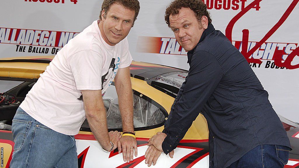 Will Ferrell and John C. Reilly in a Nascar film