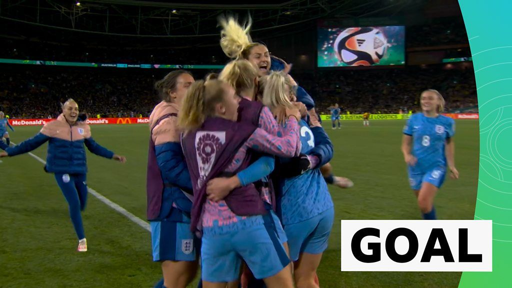 Women's World Cup: Russo nets third to put England on brink of Final