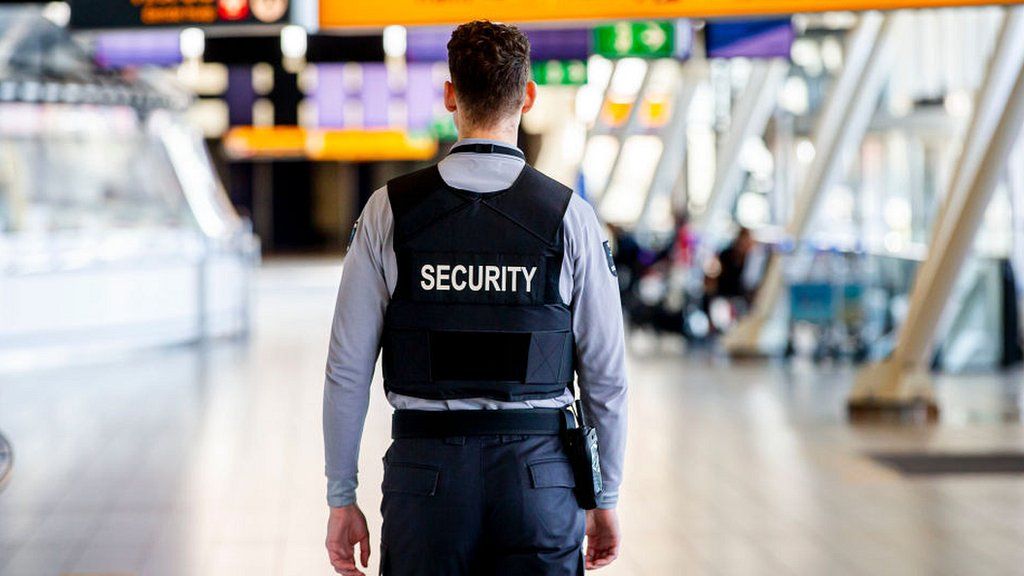 Schipol airport security officer