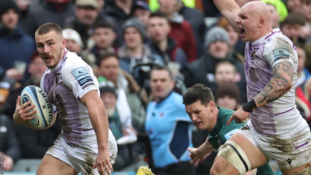 Ollie Sleightholme scored Northampton's only try in last season's Premiership win at Leicester