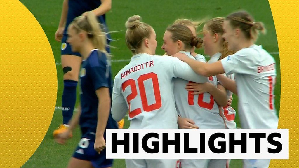 Watch: Scotland rack up misses then Iceland pounce - BBC Sport