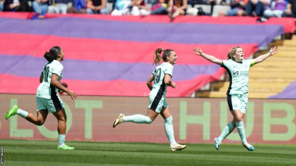 Barcelona 0-1 Chelsea: Erin Cuthbert scores winner as Chelsea stun ...