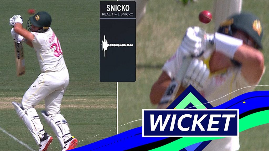 The Ashes: Stuart Broad dismisses Pat Cummins after review