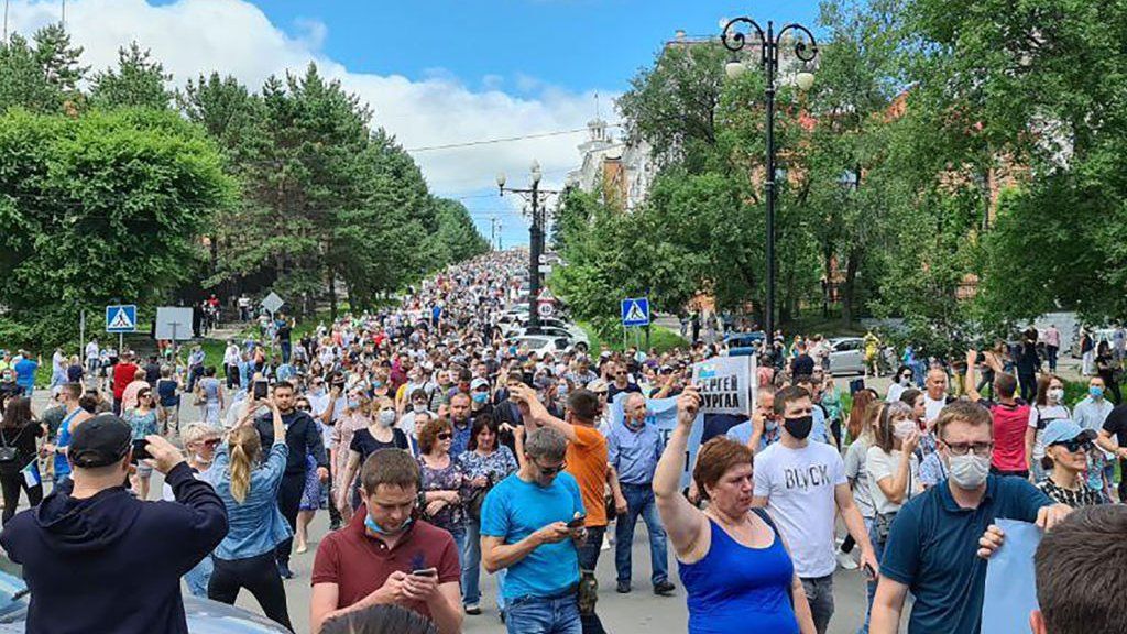 Protest in Khabarovsk - 11 July