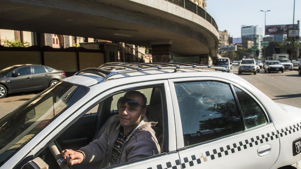 Car driver in Cairo