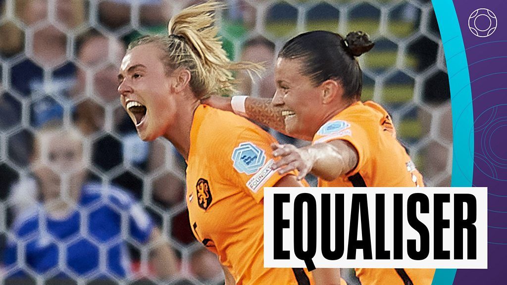 Euro 2022: Jill Roord fires home equaliser for the Netherlands against Sweden