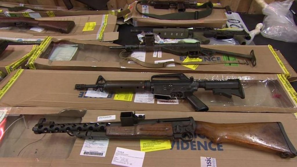 Biggest UK weapons stash revealed by Suffolk Police BBC News