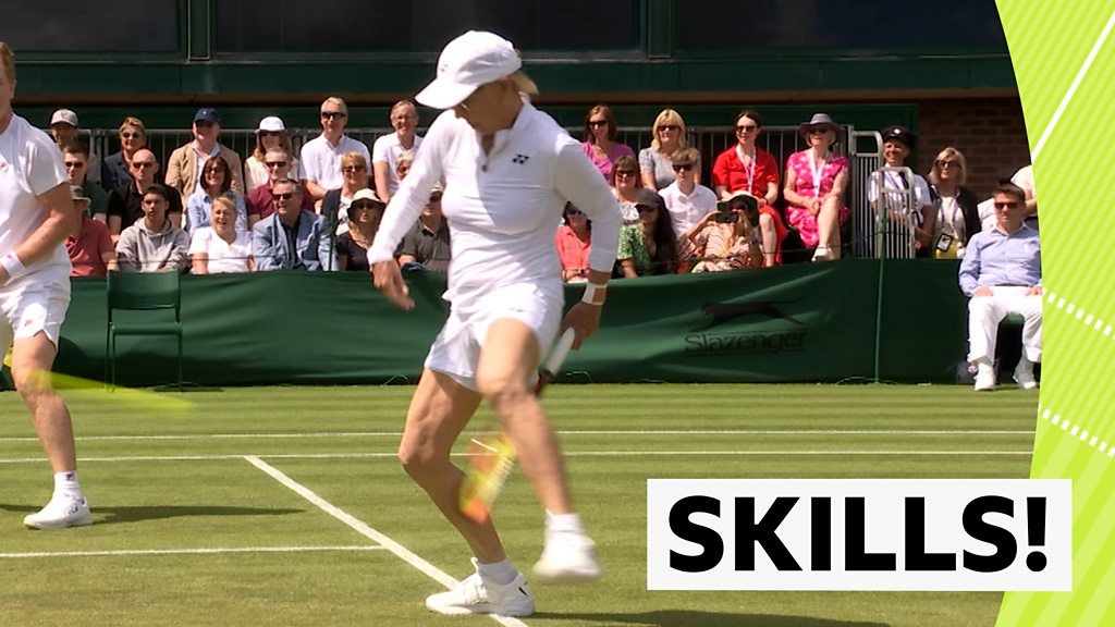 Watch: Skills & slick shots - the best of Navratilova