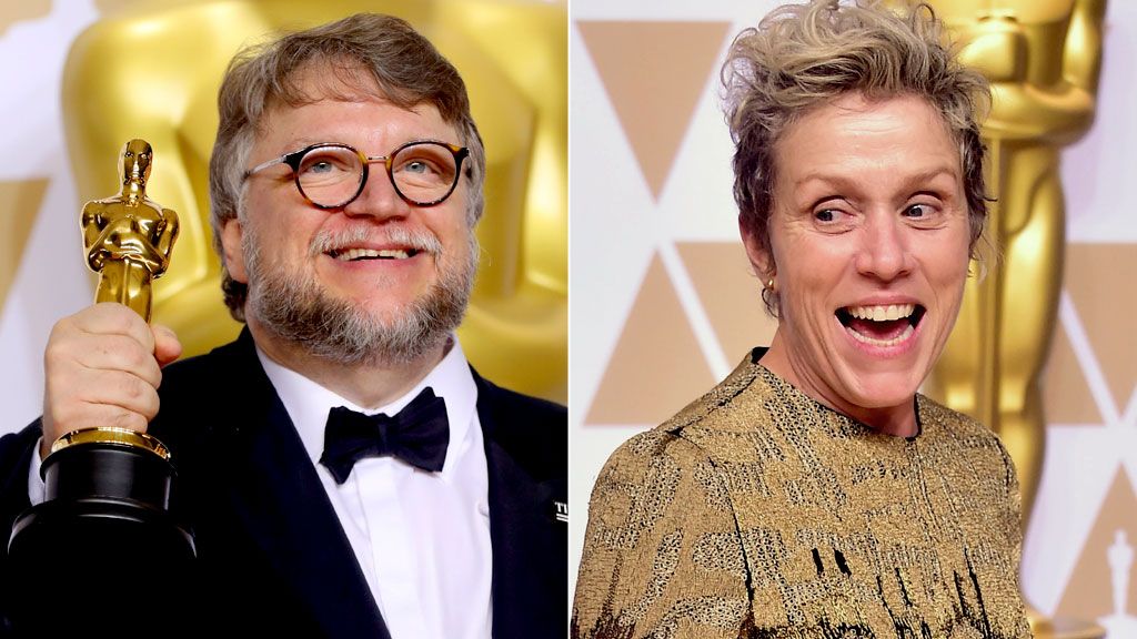 Guillermo del Toro and Frances McDormand
