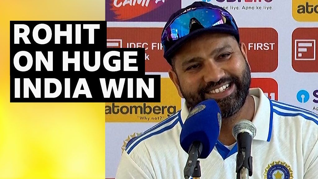 Very good feeling to win a Test like that - Rohit