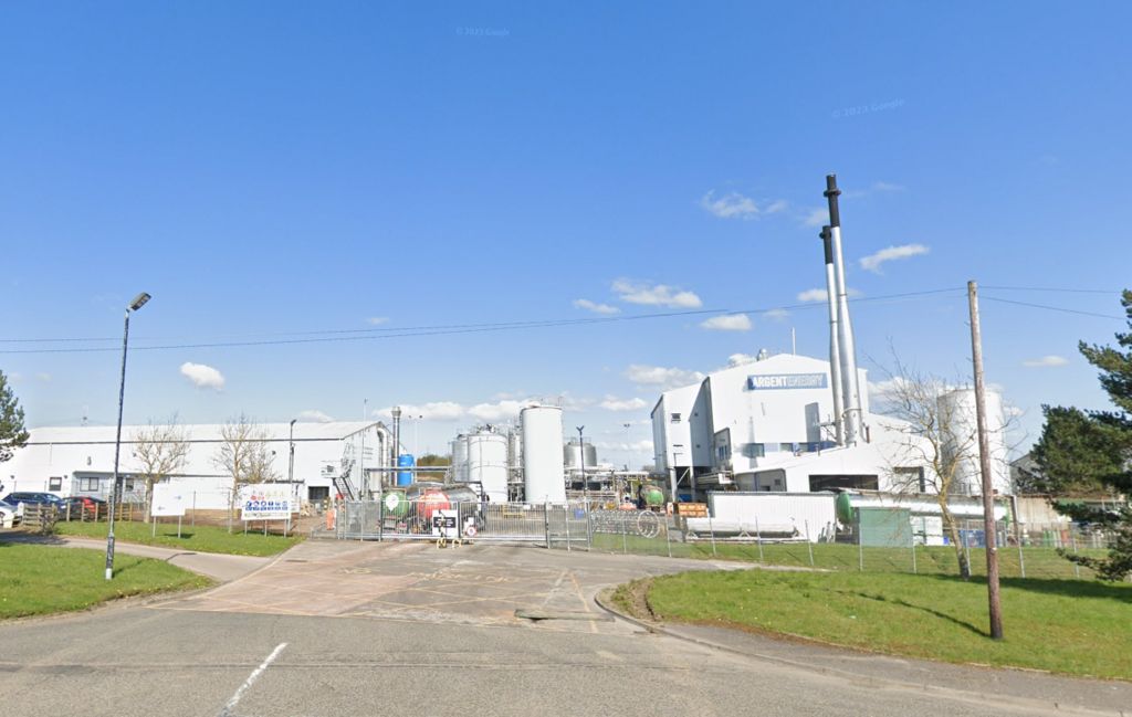 Argent Energy plant in Newarthill